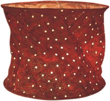 Runde Papier Hängelampe, Lokta Papierlampenschirm Annapurna, handgeschöpftes 