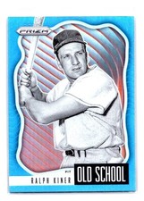 Ralph Kiner 2021 Panini Prizm Old School Carolina Blue Prizm #OS-10 Pirates