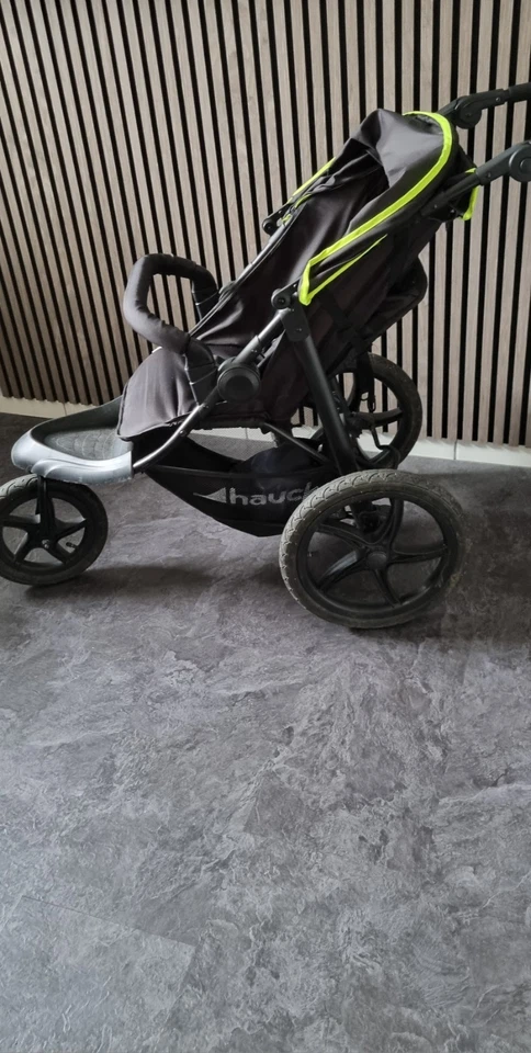 hauck Jogger Dreirad Kinderwagen Einsitzer klappbar schwarz gelb Einkaufskorb - Bild 2 von 3