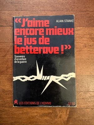 ''J'AIME ENCORE MIEUX LE JUS DE BETTERAVE!'', par Alain Stanké OK SHAPE (FR)