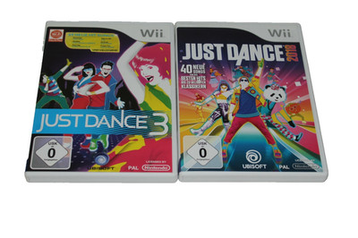 Just Dance 3 +Just Dance 2018  Nintendo Wii Spiele OVP/Anleitung