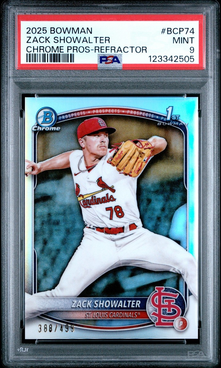 2025 Bowman - Chrome Prospects Zack Showalter #BCP-74 Refractor