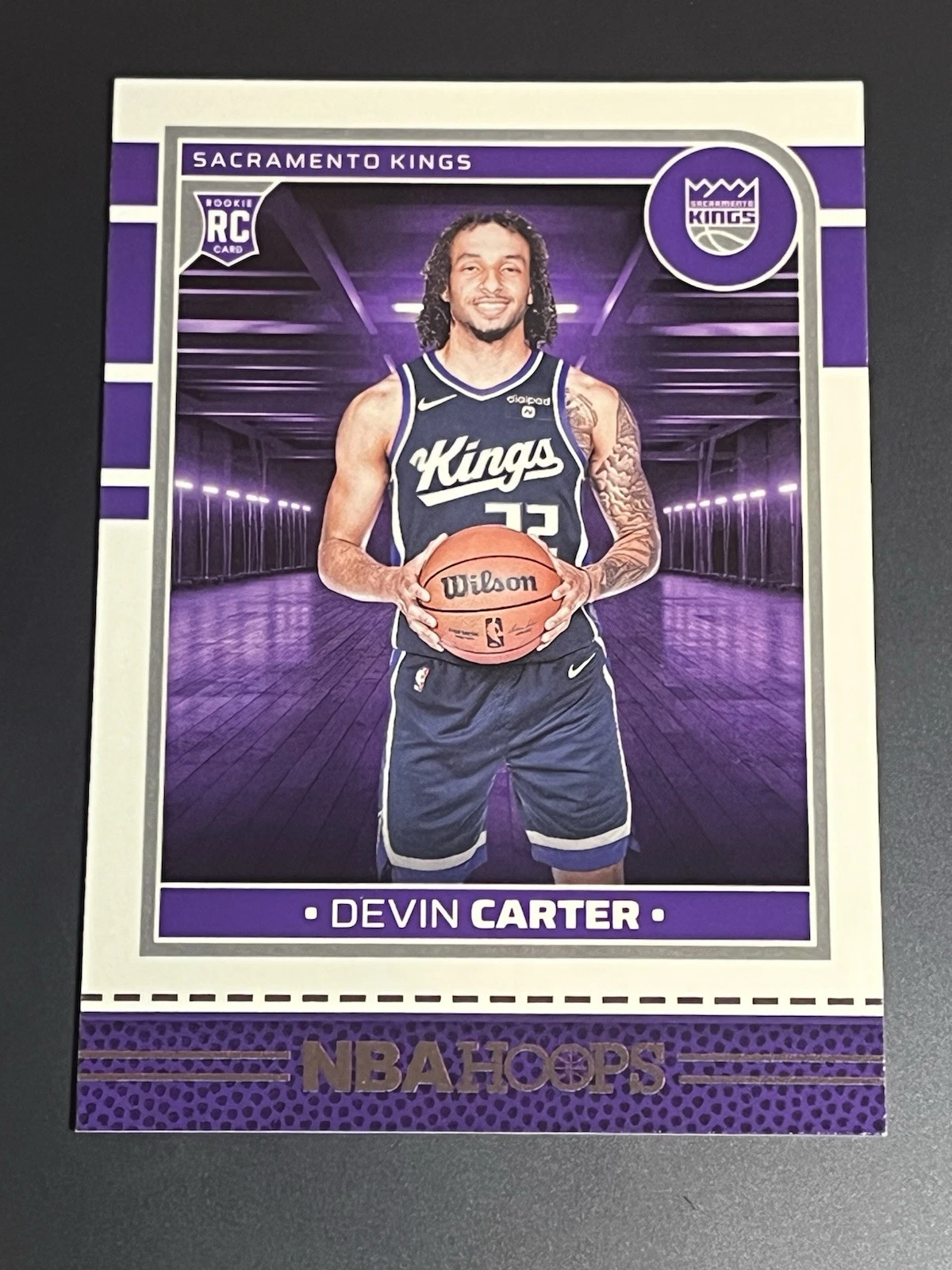 Devin Carter trading card