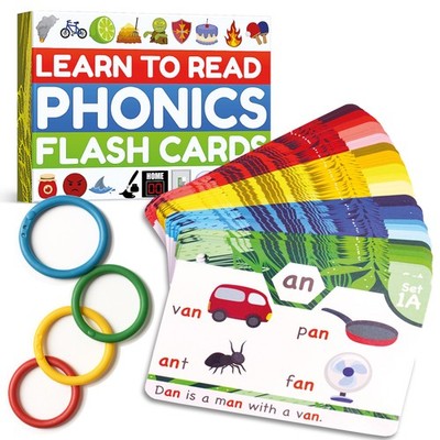 Phonics Flash Cards - Learn to Read in 20 Phonic Stages - Education for Ages ...