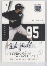 2004 Skybox Limited Edition History Of The Draft 90's Black Mike Lowell Auto 1i0