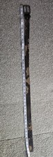 Louis Vuitton Vintage Distressed Leather Belt Black Brown