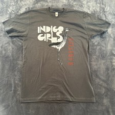 Indigo Girls Concert Rarities Album Charcoal Tee 100% Cotton Shirt New Large Indigo Girls Concert Rarities Album Charcoal Tee 100% Cotton Shirt New Large