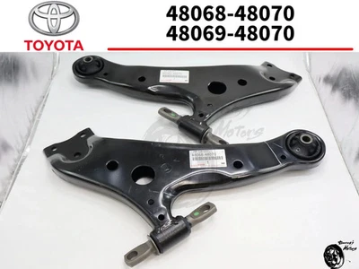 Toyota Lexus RX350 RX450H 10-18 Front Lower Control Arm RH & LH Set Genuine Fron - Bild 1 von 4