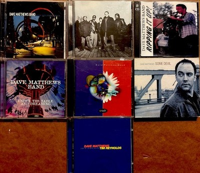 Dave Matthews Band 7 CD Lot Classic Jam Alt Rock Releases 3 Two Disc Sets