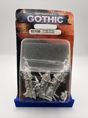 Battlefleet Gothic - Chaos Infidel Class Raider -Sealed Blister Metal- Citadel