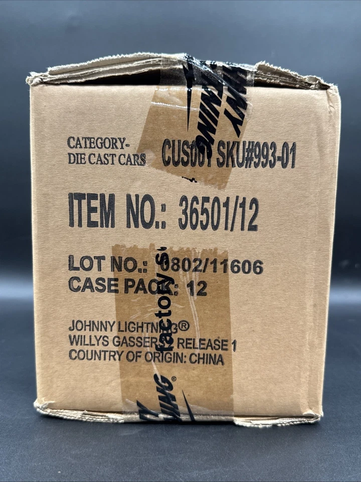 Johnny Lightning 2002 estuche sellado de fábrica x12 coches Willys Gassers R1 36501/12 Foto 4 de 4