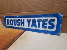 Roush Yates Speed Shop Painted Sign 24x6 Vintage Look Antiqued Day 2