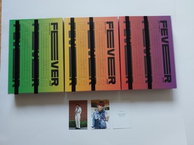 Set of 3 ATEEZ Zero Fever Part 1 Albums Thanxx Inception Diary Photocards