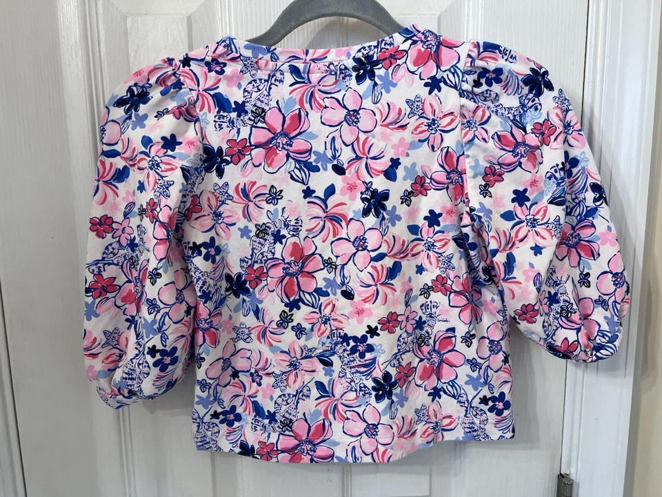 SUDADERA MINI CORDEN LILLY PULITZER NIÑAS, FIESTA COMO UNA LOBSTAR, Talla L 8-10 Foto 4 de 4