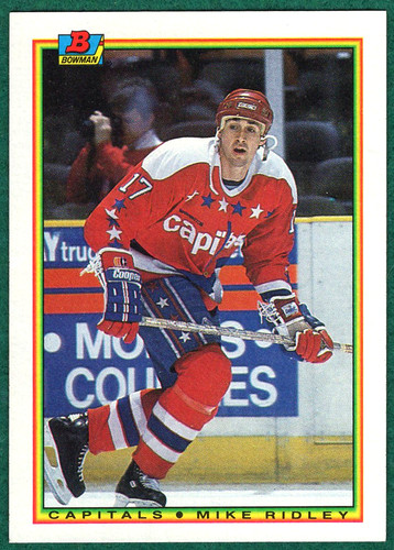 1990 Bowman Mike Ridley #77 card