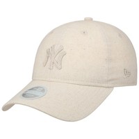 New Era 9Twenty Wmns Midi Linen Yankees Cap Basecap Baseballcap Curved Brim Mlb