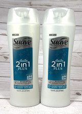 Suave Professionals 2 in 1 Daily Plus Shampoo Conditioner 12.6oz 2 Pack