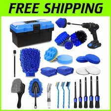 All-in-one Car Cleaning Supplies Kit For Interior Exterior