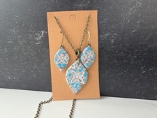 Multicolored Polymer Clay Jewelry Set, NEW
