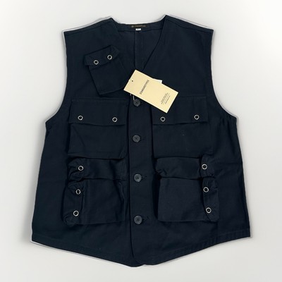 Standard Types Herren Weste Utility Jacket Gilet Navy Größe Small Neu Oi Polloi