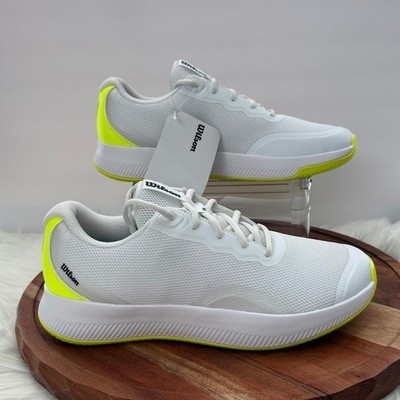 Wilson Kaos Rapide Lite Women 10 White Neon Yellow New Tennis Shoes WRS335830