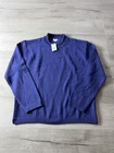 J Crew Roll Neck Sweater Womens XL Purple Midweight Knit Pullover Y2K Style NEW