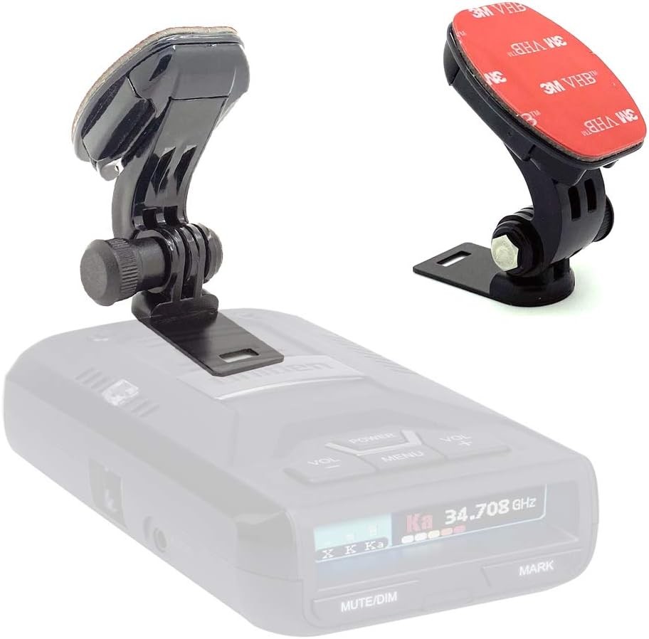 LyGear Radar Detector Easy nnect Adhesive Mount for Uniden R1 R3 R7 Black 