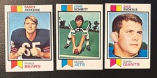 1973 TOPPS FOOTBALL CARDS THREE (3) CARD LOT AS PICTURED GREAT CONDITION