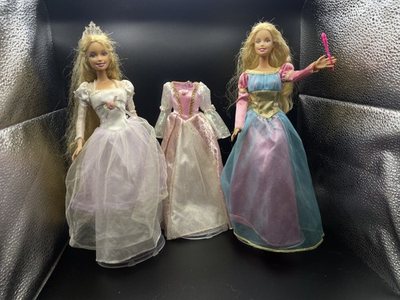 #ad Rapunzel’s Wedding and hair grow Barbie Princess Long Hair Lot Set $150.00