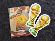 2014 World Cup Brazil FATAU DAUDA (GHANA) Panini PRIZM Card #94, FREE Stickers