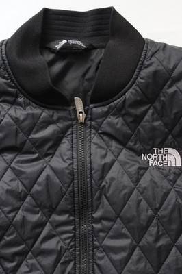 The North Face Diamond Quilt Bomber Herren Jacke Large Schwarz Nylon LJKTC966