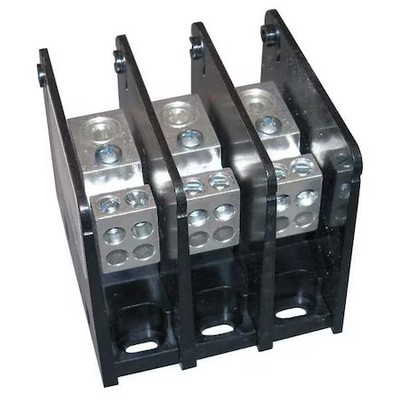 Mersen Mpdb63133 Power Distribution Block,  Open,  3 Pole,  175 A Copper,  1,