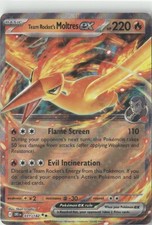 Team Rocket's Moltres ex Double Rare SV10: Destined Rivals 031/182 NM