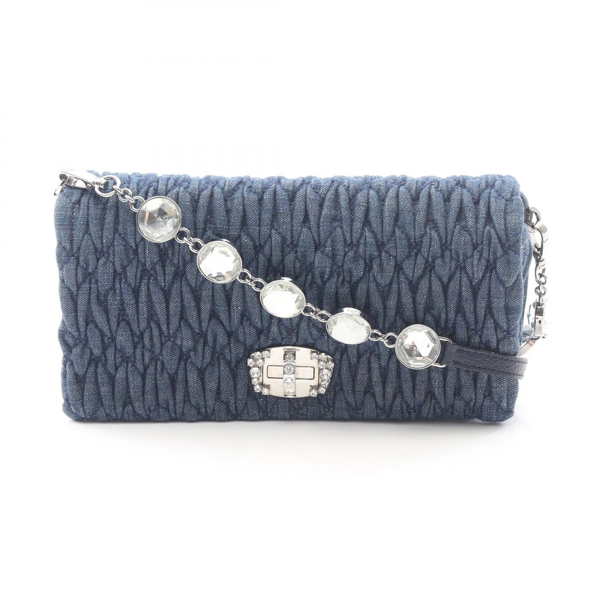 Miu Miu Shoulder Bag Denim Exterior Bags & Handbags for Women for