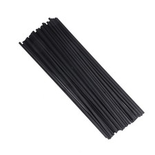 50 Pcs Fiber Diffuser Sticks Black Natural Rattan Essential Oil Reed Sticks