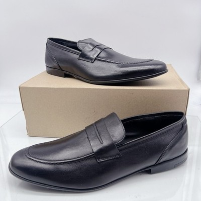 Bruno Magli Valeria Men s Dress Loafers Slip On Shoes Black Leather US 13 $450