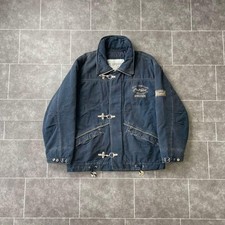 1990s Vintage Mens Firefighter Jacket Size M
