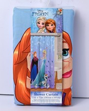 Disney Frozen Fabric 72'x'72'' Shower Curtain New - Elsa Anna Olaf