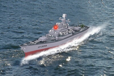 SELL AS IS Navy Battleship RC Military Boat 23