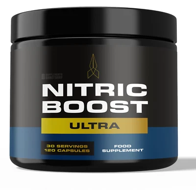 SUPPLEMENTS SANCTUARY Nitric Boost Ultra , Food Supplement ..120 Capsules, 30 Servings