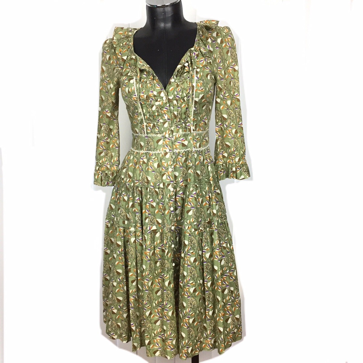 green prairie dress Rosalyn - Aqua A chic dress for every season that you can wear on different occasions & Other Stories Prairie Dress
