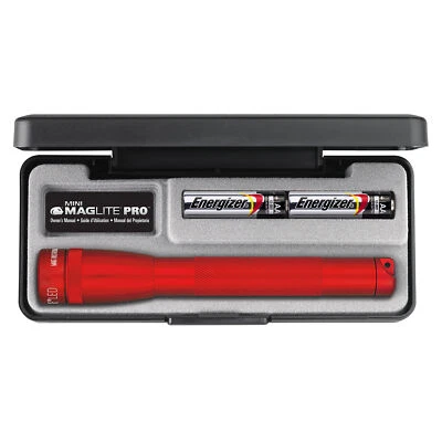 MAG-LITE MAGLITE® SP2P037 Mini Pro LED Taschenlampe in Rot inkl. 2 AA Batterien & Box