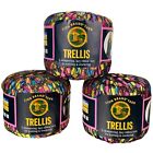 Lion Brand Trellis ☆ Shimmering Lacy Ribbon Yarn ☆ Pastel Garden ☆ Lot of 3 New