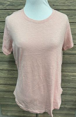 Boxercraft Short Sleeve Cutout Light Pink Short Sleeve Shirt Small