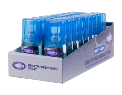 18 x MEDEX MINTY FRESH BREATH 20ml FRESHENER MOUTH SPRAY BAD BREATH LONG LASTING