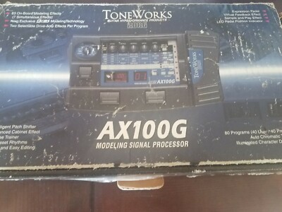 Tone Works AX100G Guitar Modeling Signal Processor KORG-RARE-SHIP SAME BUS DAY 