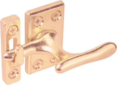 Prime-Line U 9935 Diecast with Brass Finish, Casement Window Sash Lock (Single P