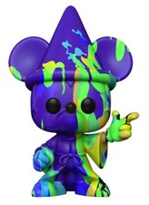 Funko Pop Arte Series Sorcerer Mickey 15 Fantasía 80th Disney Original En Stock