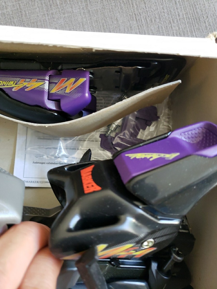 【値下げOK】 Marker M48 ビンディング Twincam スキー Marker M 41 Twincam Ski Bindings Black Purple 95 - Made In Germany