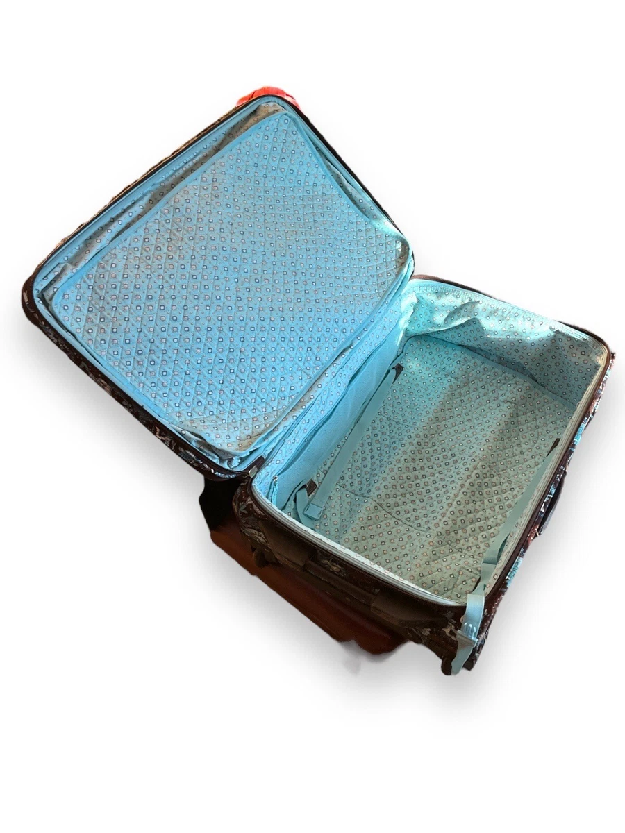 Vera Bradley Java Blue Rolling Bag Luggage Suitcase * | eBay